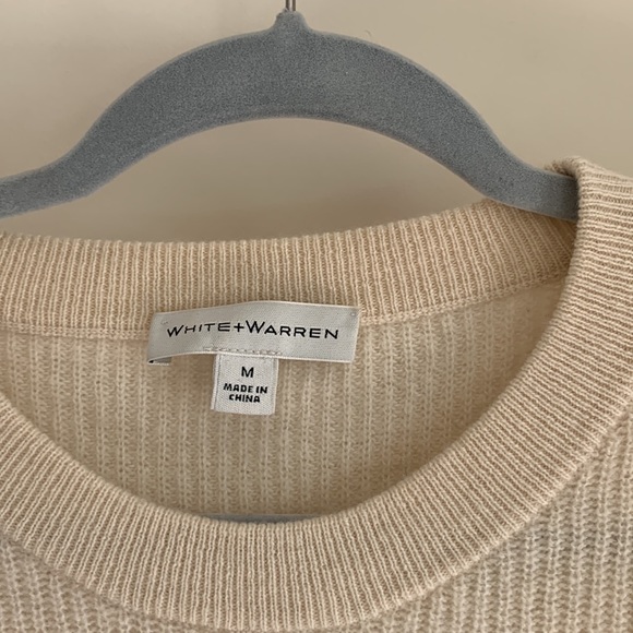 White + Warren Cashmere Sweater size M - Picture 2 of 4